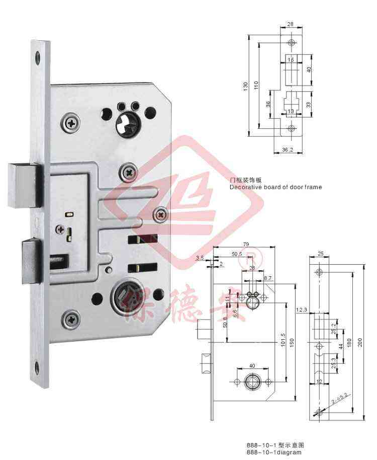 888-10-1 flameproof lock 888-10-1 ͷTi